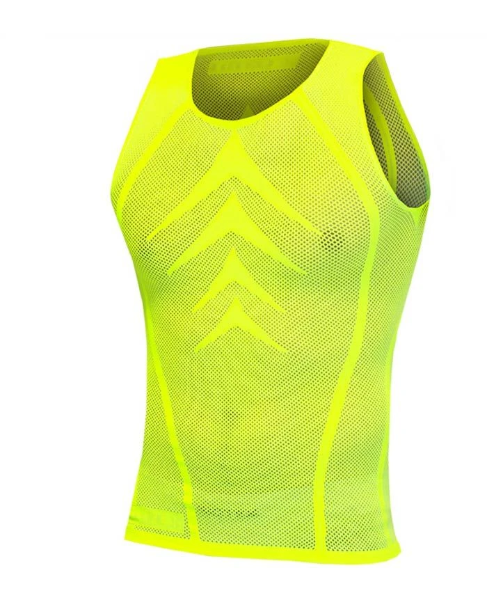 BIOTEX Canotta Powerflex Rete Bielastica Giallo Fluo 2 BIOTEX Canotta Powerflex Rete Bielastica Giallo Fluo - immagine 2