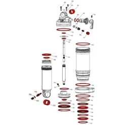 Rock-shox Service Kit Completo Monarch Con Autosag Sbc B1