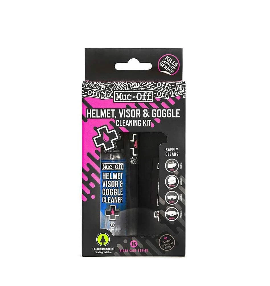 Muc-Off Kit Pulizia Visiera Caschi E Lenti 2 Muc-Off Kit Pulizia Visiera Caschi E Lenti - immagine 2