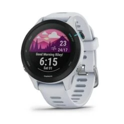 Garmin Forerunner 255S Music Nero Cinturino Bianco