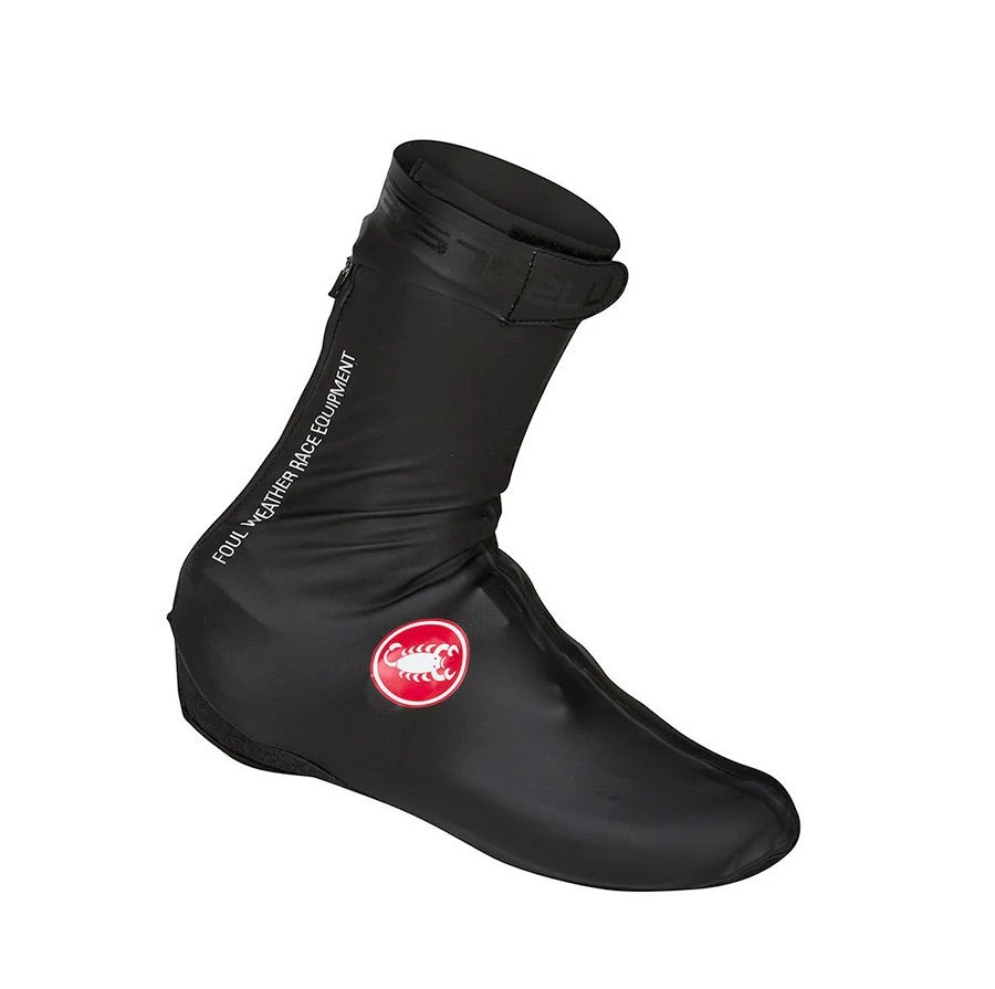 Castelli Copriscarpe Pioggia 3 Rosso Corsa Nero 1 Castelli Copriscarpe Pioggia 3 Rosso Corsa Nero