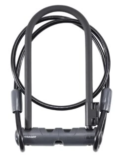 BONTRAGER Lucchetto U-lock Elite 12x230mm Con Cavo Flessibile Nero