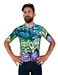 Maglia Pissei Sanremo 2022 Monster -Vendite Trek cartoon mosntar1