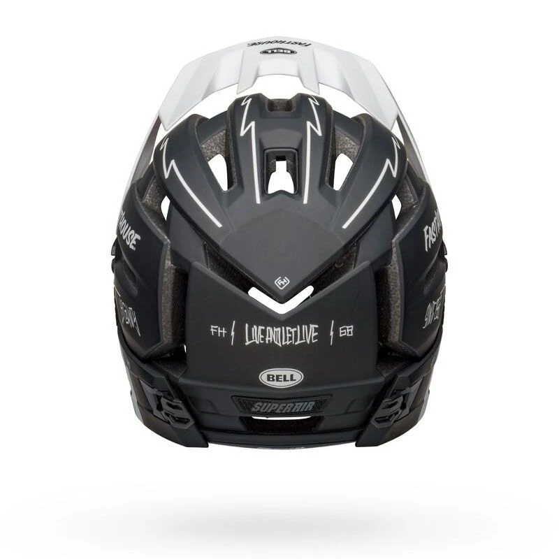 Casco Bell Super Air R Mips Fasthouse Nero Opaco/bianco 3 Casco Bell Super Air R Mips Fasthouse Nero Opaco/bianco - immagine 3
