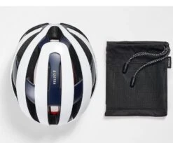 Casco Trek Velocis Mips Tsf Bianco/blu Scuro -Vendite Trek casco trek velocis segafredo