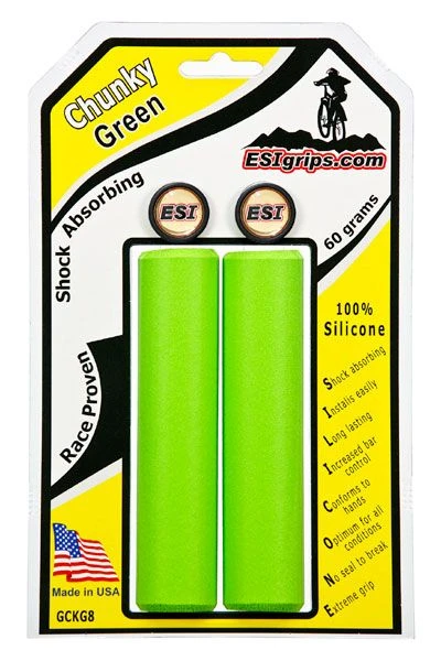 ESI Grips Manopole Chunky 60gr Verde 1 ESI Grips Manopole Chunky 60gr Verde