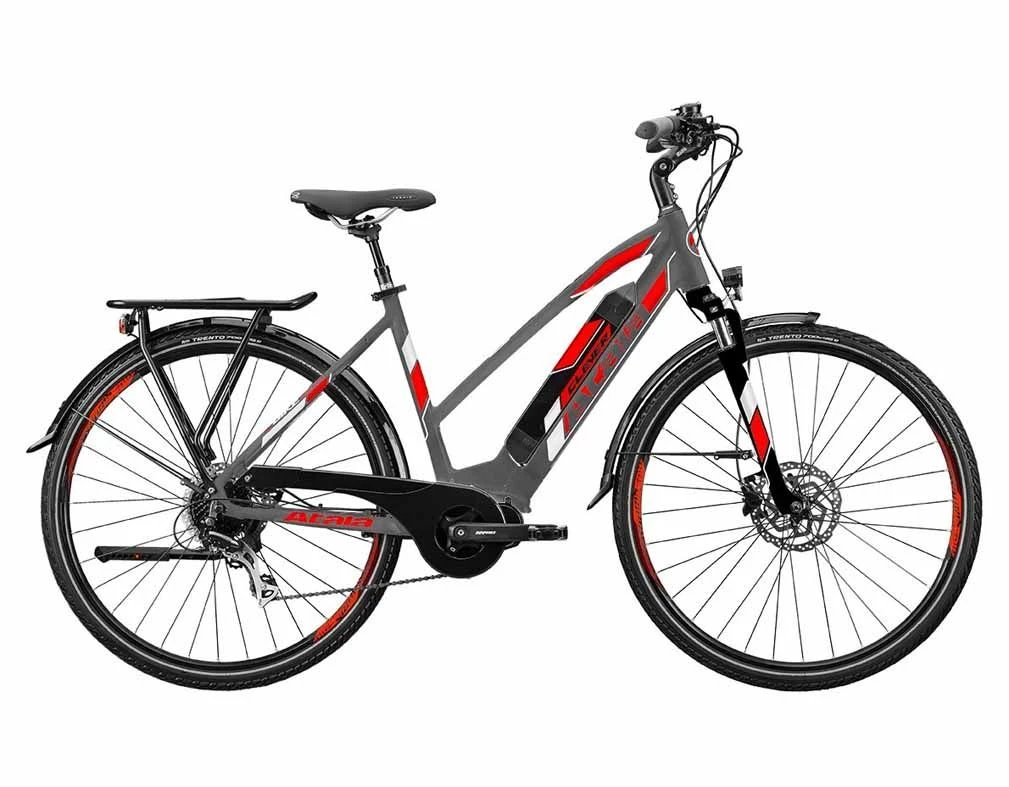 Atala Clever 7.2 9lt 9v. 28'' Donna Grigio/rosso 1 Atala Clever 7.2 9lt 9v. 28'' Donna Grigio/rosso