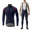 Completo Castelli Giacca Perfetto RoS Saville Blu + Salopette Entrata Saville Blu