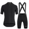 Completo Assos Maglia Mille GT C2 Evo + Salopette Mille GT Nero/nero