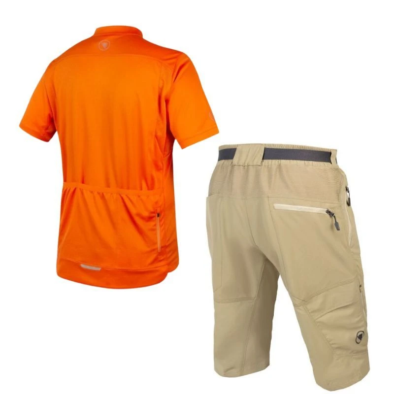 Completo MTB Endura Hummvee Arancione/beige 2 Completo MTB Endura Hummvee Arancione/beige - immagine 2