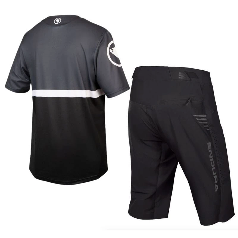 Completo MTB Endura Singletrack Nero/nero 2 Completo MTB Endura Singletrack Nero/nero - immagine 2