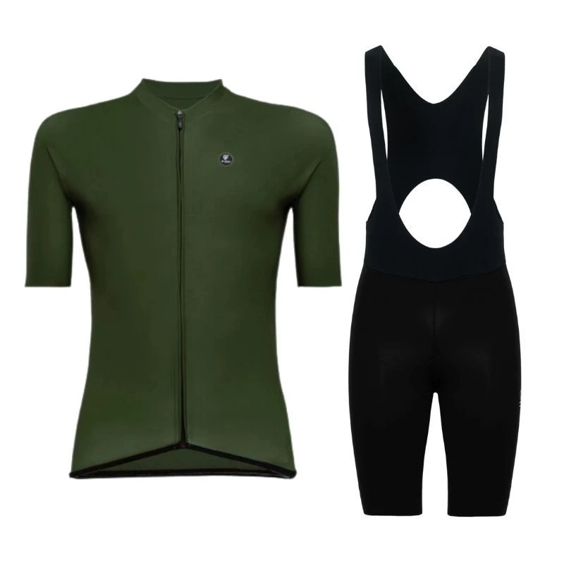 Completo Pissei Prima Pelle 2023 Verde Militare/nero 1 Completo Pissei Prima Pelle 2023 Verde Militare/nero