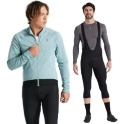 Completo Specialized RBX Maglia + Salopette 3/4 Azzurro/nero