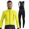 Completo Sportful Giacca Fiandre Warm + Salopette Fiandre No Rain
