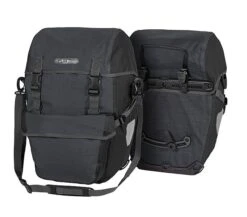 Ortlieb Bike-packer Plus Coppia Borse Granito/nero