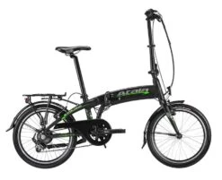 ATALA E-folding 20'' 7v. Pieghevole Nero/verde