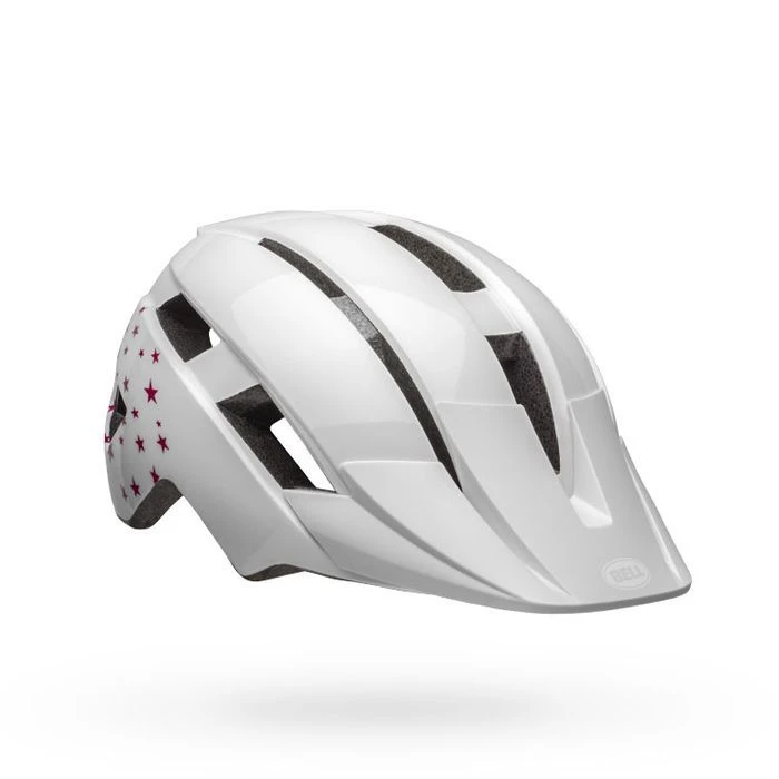 Bell Casco Sidetrack II Ragazzo Bianco Lucido/stelle One Size 4 Bell Casco Sidetrack II Ragazzo Bianco Lucido/stelle One Size - immagine 4