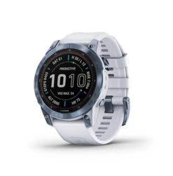 Garmin Fenix 7 Sapphire Solar Dlcblu Cinturino Bianco