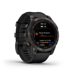 Garmin Fenix 7 Sapphire Solar Dlc Grigio Cinturino Nero -Vendite Trek fenix721 copia