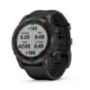 Garmin Fenix 7 Sapphire Solar Dlc Grigio Cinturino Nero