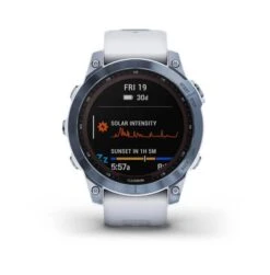 Garmin Fenix 7 Sapphire Solar Dlcblu Cinturino Bianco -Vendite Trek fenix nuovo