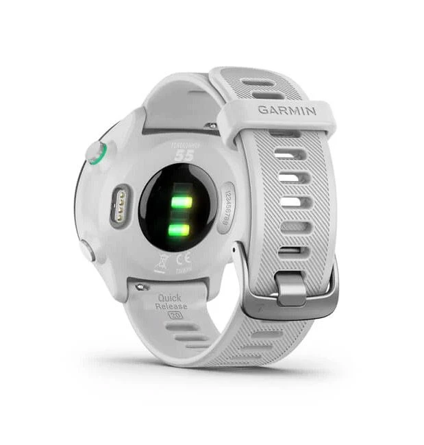 Garmin Forerunner 55 Nero Cinturino Bianco 3 Garmin Forerunner 55 Nero Cinturino Bianco - immagine 3