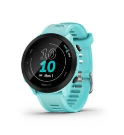 Garmin Forerunner 55 Nero Cinturino Azzurro