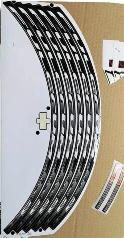 Fulcrum Kit Adesivi Racing 5 Ant/post Nero