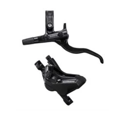 Shimano Impianto Freno A Disco Mt4100 4 Pistoni Posteriore Nero