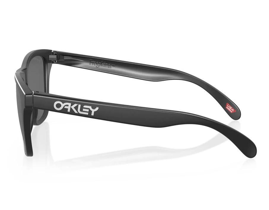 Occhiali Oakley Frogskins Nero Opaco Lenti Prizm Nero Polarized 3 Occhiali Oakley Frogskins Nero Opaco Lenti Prizm Nero Polarized - immagine 3