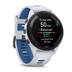 Garmin Forerunner 265 Grigio Cinturino Bianco/blu -Vendite Trek garmin forerunner 265 bianco 3