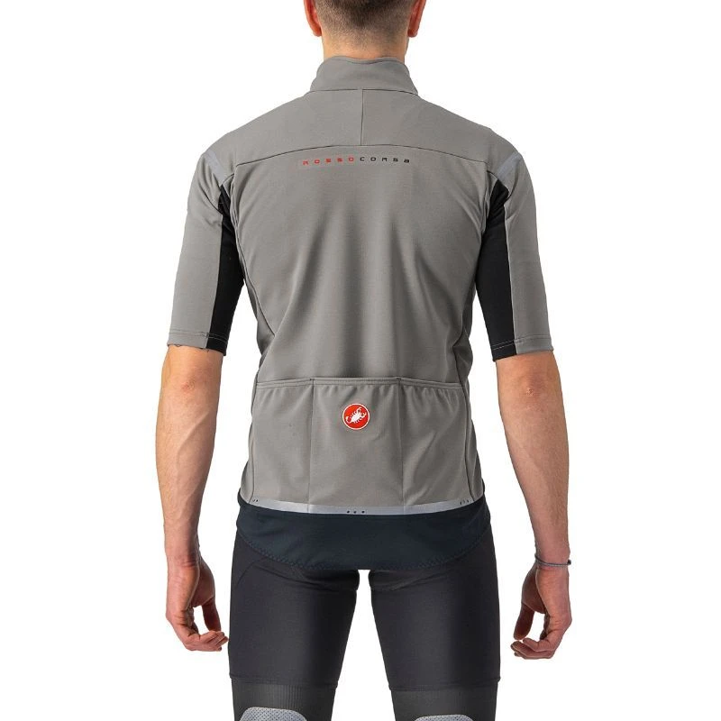 Giacca Castelli Gabba Ros 2 Rosso Corsa Grigio 2 Giacca Castelli Gabba Ros 2 Rosso Corsa Grigio - immagine 2
