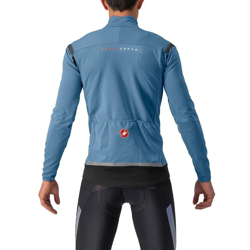 Giacca Castelli Perfetto Ros 2 Rosso Corsa Blu/saville Blu 2 Giacca Castelli Perfetto Ros 2 Rosso Corsa Blu/saville Blu - immagine 2