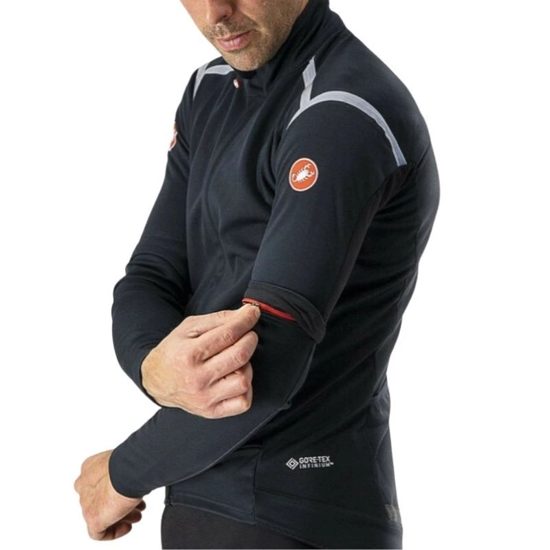 Giacca Castelli Perfetto RoS Convertible Rosso Corsa Nero 1 Giacca Castelli Perfetto RoS Convertible Rosso Corsa Nero