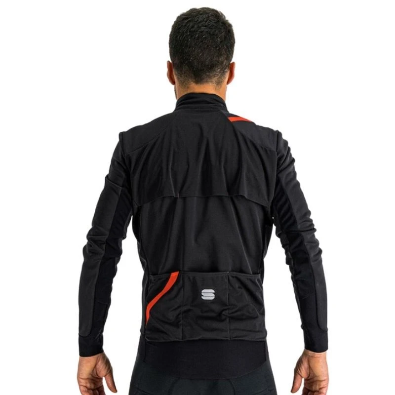 Giacca Sportful Fiandre Warm Nero 2 Giacca Sportful Fiandre Warm Nero - immagine 2