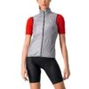 Gilet Castelli Aria Donna Grigio Chiaro