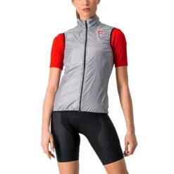 Gilet Castelli Aria Donna Grigio Chiaro