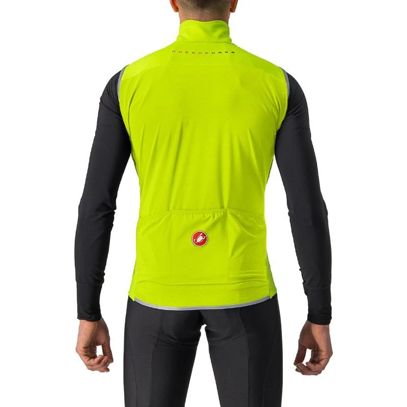 Gilet Castelli Perfetto Ros 2 Rosso Corsa Giallo 2 Gilet Castelli Perfetto Ros 2 Rosso Corsa Giallo - immagine 2