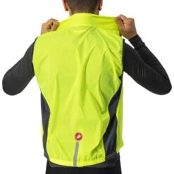 Gilet Castelli Squadra Stretch Giallo Fluo/grigio Scuro -Vendite Trek gilet castelli squadra stretch giallo fluo grigio scuro 3