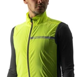 Gilet Castelli Squadra Stretch Giallo Fluo/grigio Scuro -Vendite Trek gilet castelli squadra stretch giallo fluo grigio scuro 5