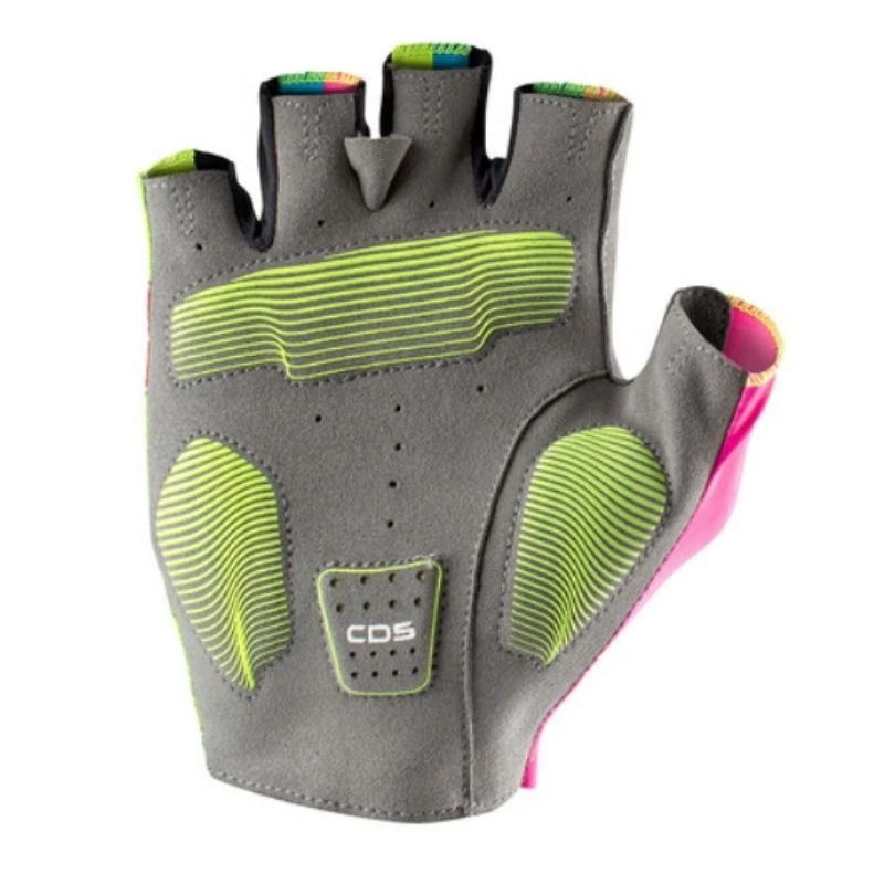 Guanti Castelli Competizione 2 Lime/nero/blu/rosa 2 Guanti Castelli Competizione 2 Lime/nero/blu/rosa - immagine 2