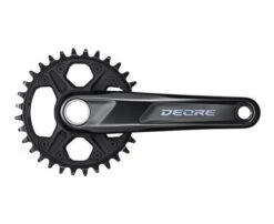 Shimano Guarnitura Deore Fc-m6100 30d 175mm 12v. Nero