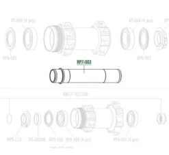 Fulcrum Asse Mozzo Boost 15/110 Anteriore