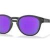 Occhiali Oakley Latch Nero Opaco Lenti Prizm Violet