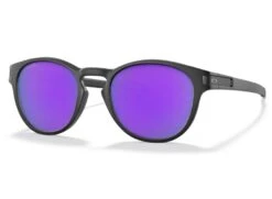 Occhiali Oakley Latch Nero Opaco Lenti Prizm Violet