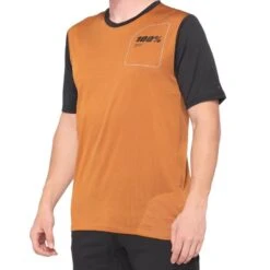 Maglia 100% Ridecamp Terracotta/nero