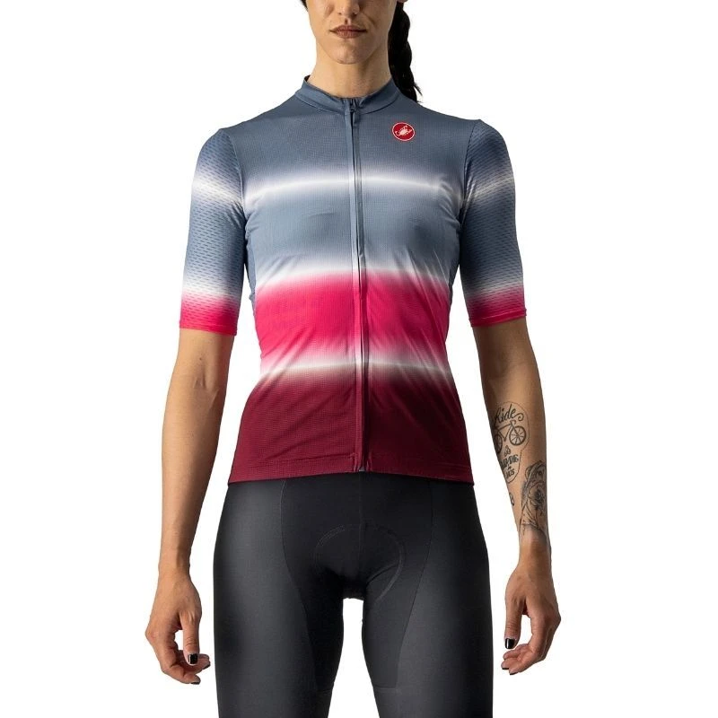 Maglia Castelli Dolce Donna Blu/bordeaux 1 Maglia Castelli Dolce Donna Blu/bordeaux