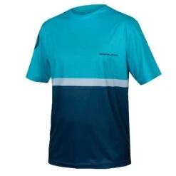Maglia Endura SingleTrack Core T II Azzurro