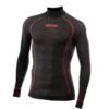 Maglia Intima Collo Alto Lupetto Sixs Blazefit Nero/rosso