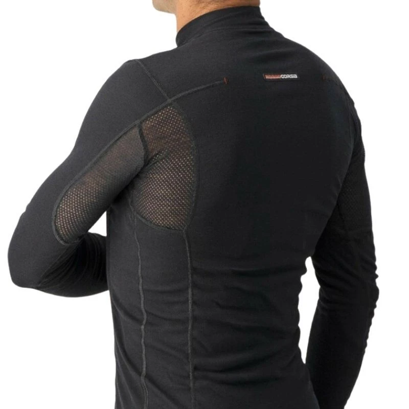 Maglia Intima Manica Lunga Castelli Flanders Warm Nero 3 Maglia Intima Manica Lunga Castelli Flanders Warm Nero - immagine 3